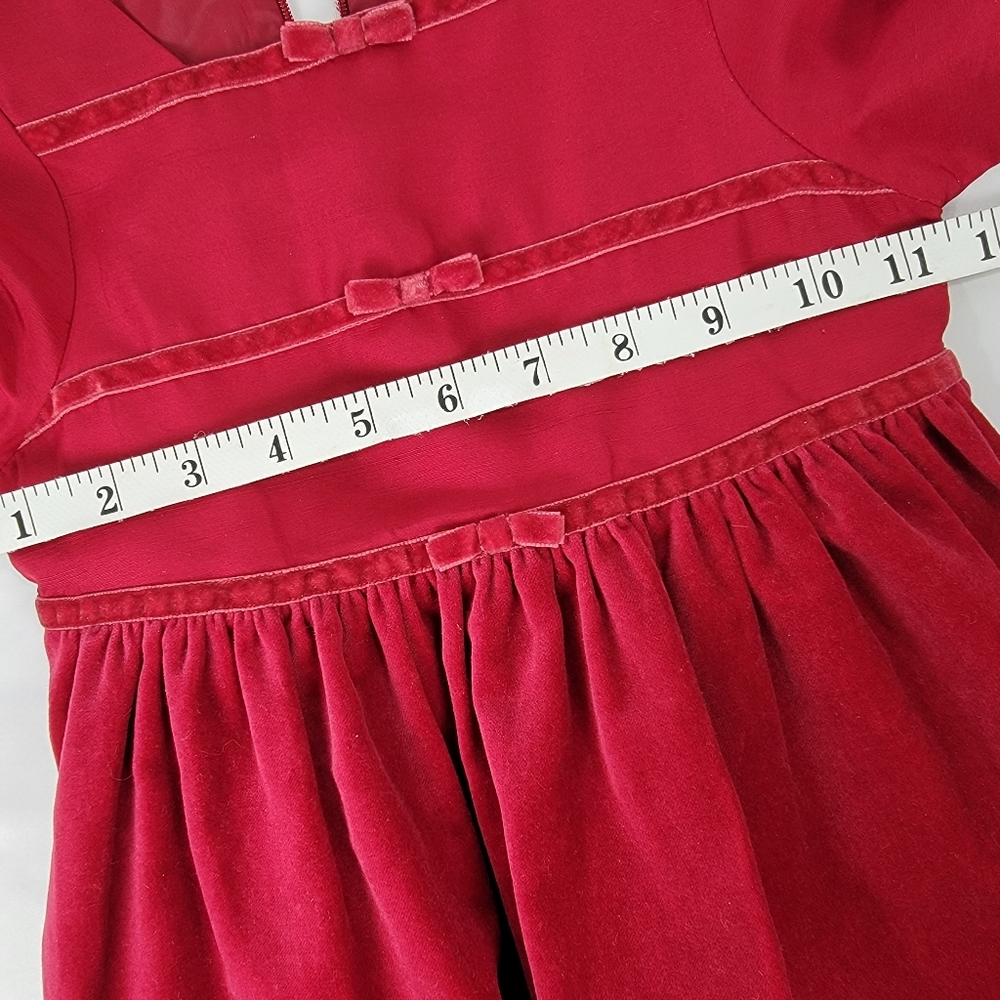 NWT Gymboree Red Long Sleeve Dress - Picture 10 of 12